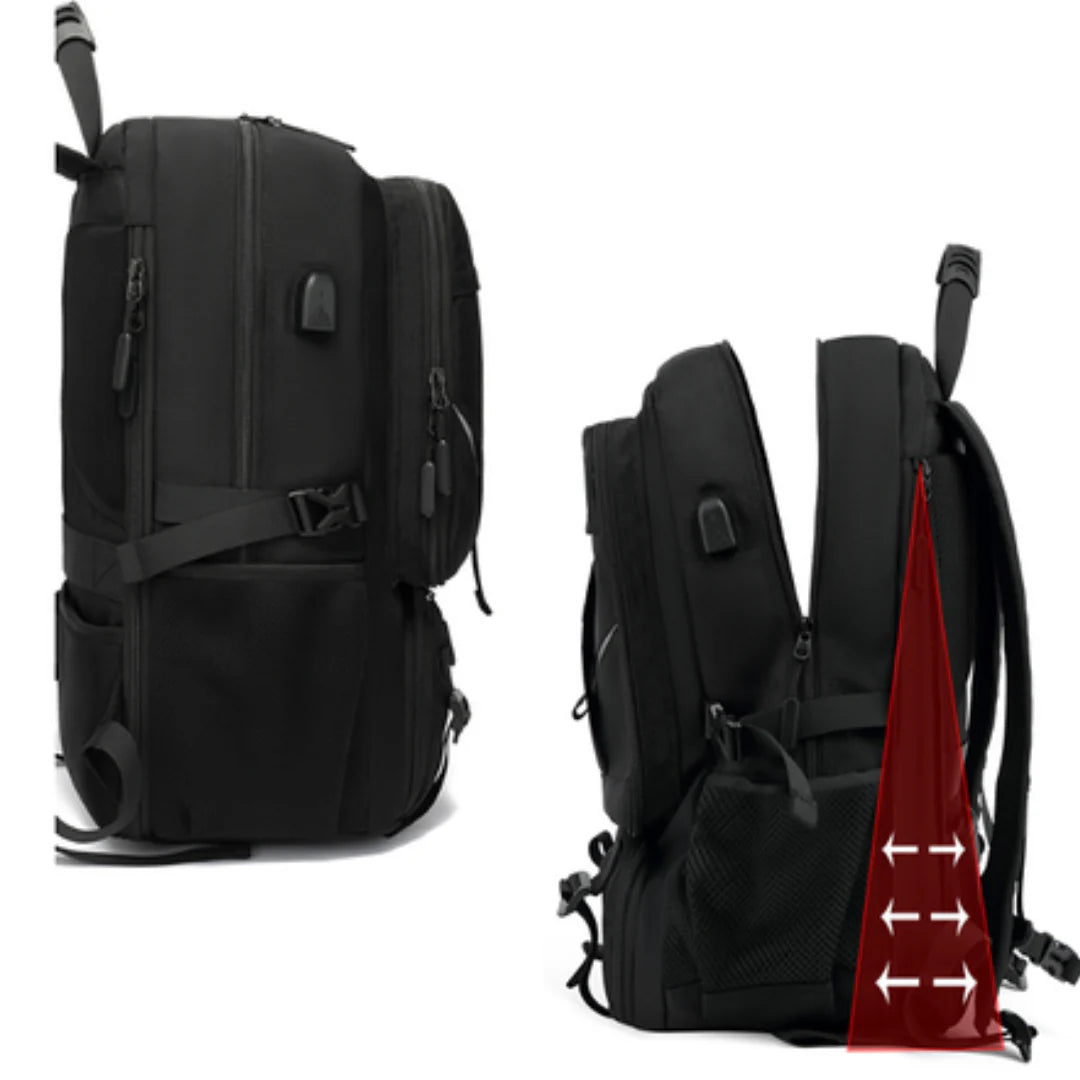 Travel Backpack - Utbyggbar Ryggsäck Med Stor Kapacitet