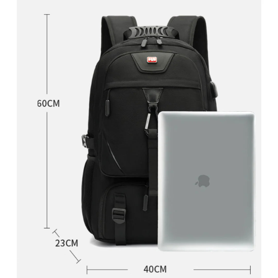 Travel Backpack - Utbyggbar Ryggsäck Med Stor Kapacitet