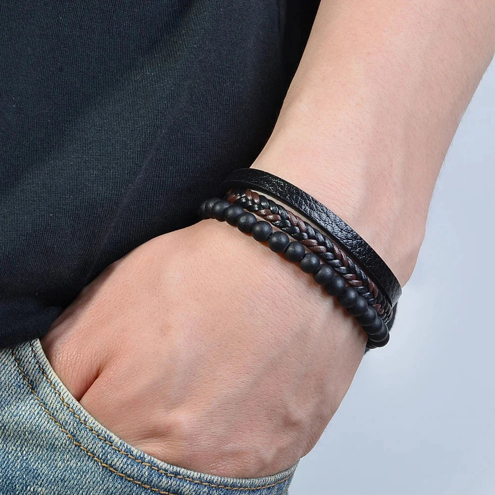 CalmBand: Lugnande Naturligt Sten Ångest Armband