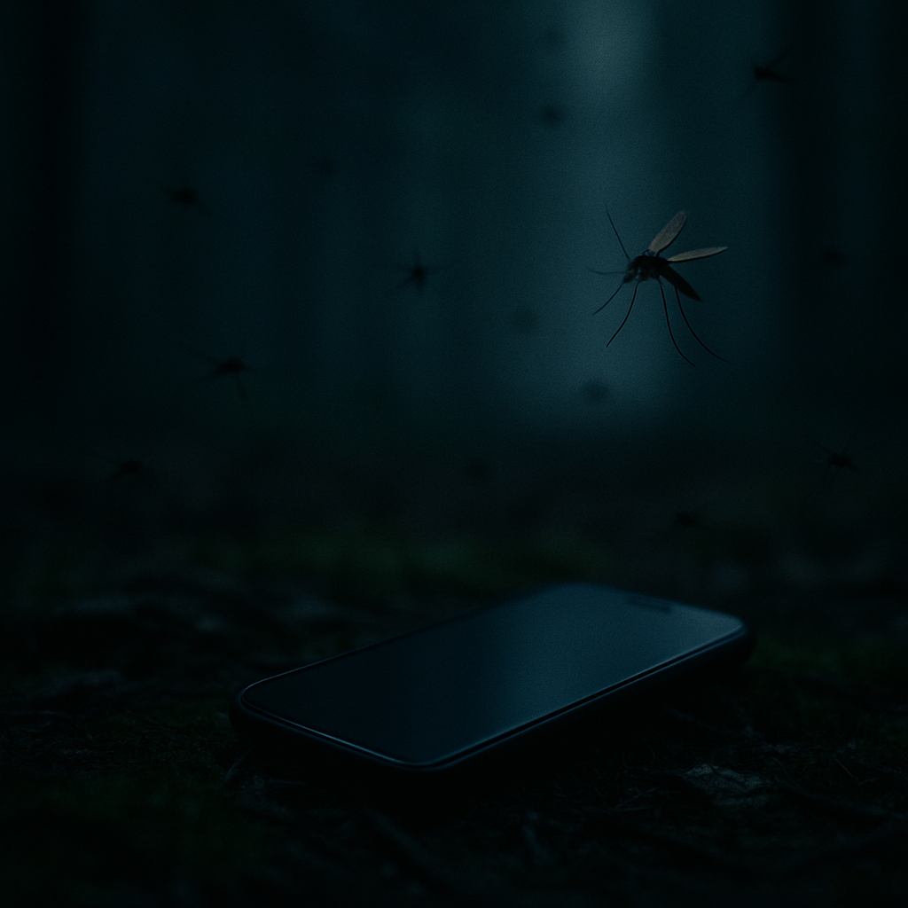 3-in-1 Myggdosa, 9600 mAh Powerbank & Ficklampa