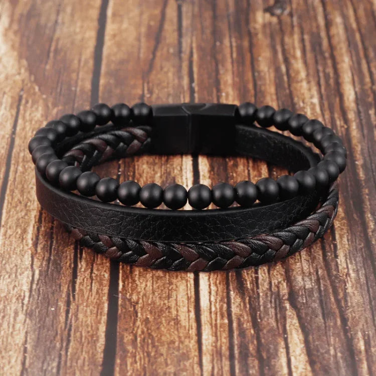 CalmBand: Lugnande Naturligt Sten Ångest Armband