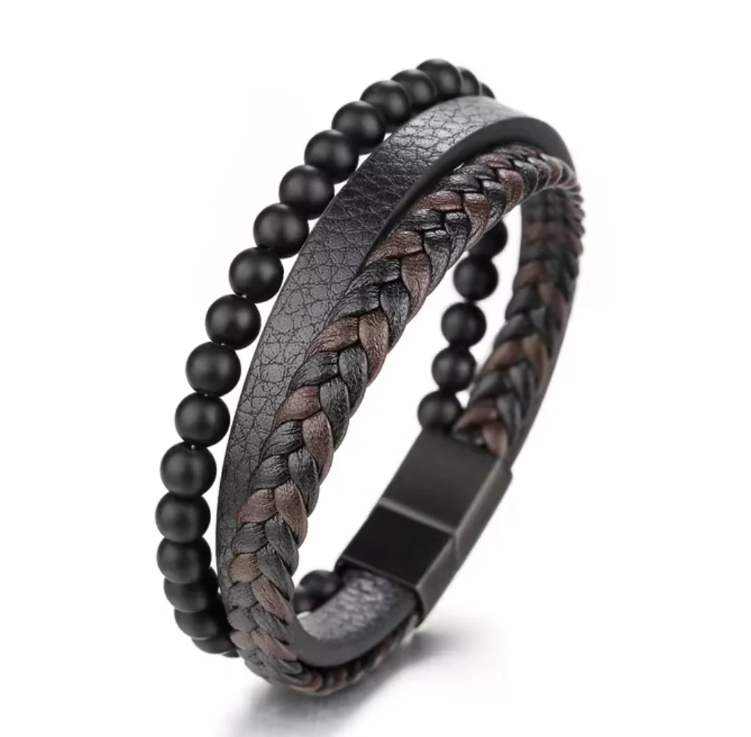 CalmBand: Lugnande Naturligt Sten Ångest Armband