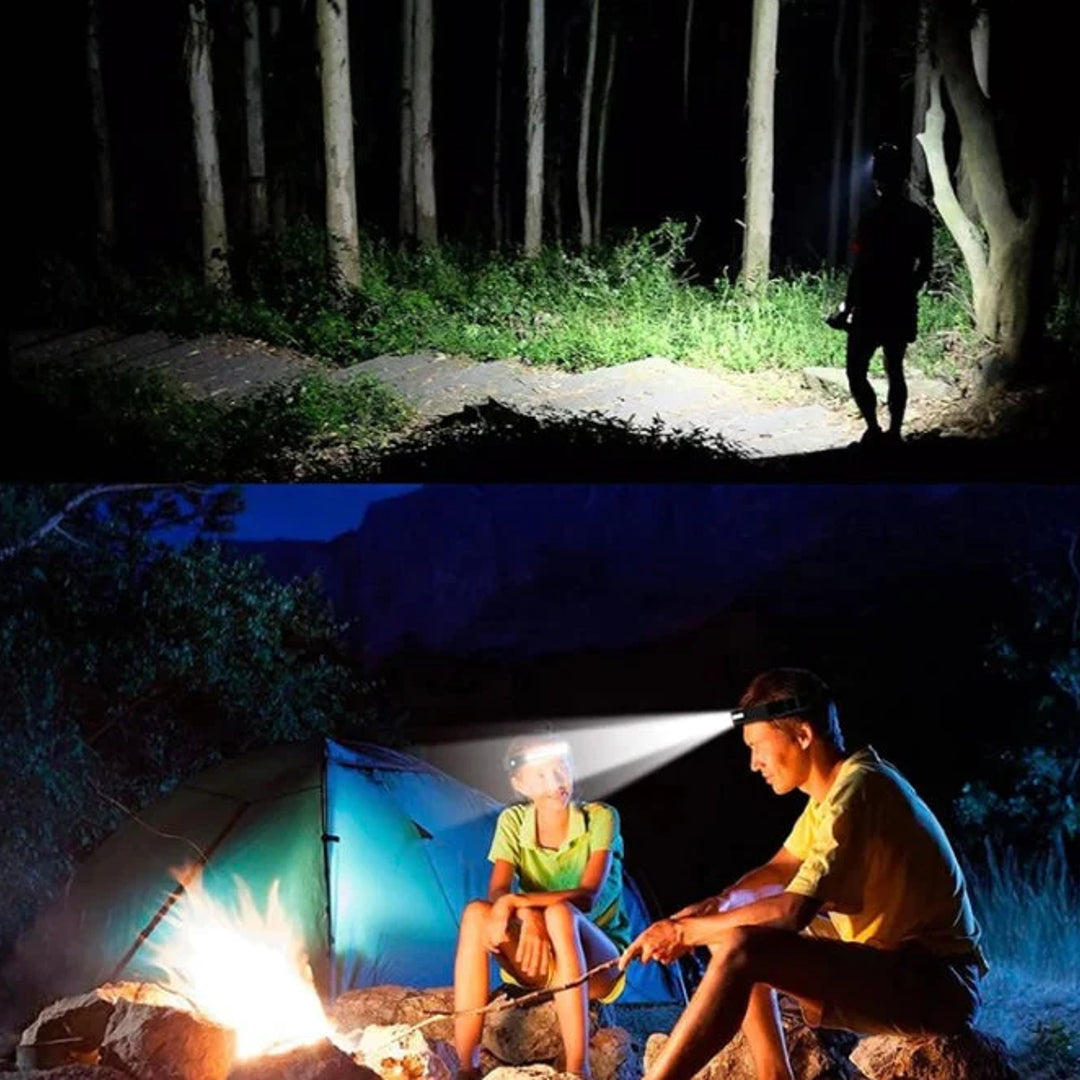 230° Uppladdningsbar LED Pannlampa