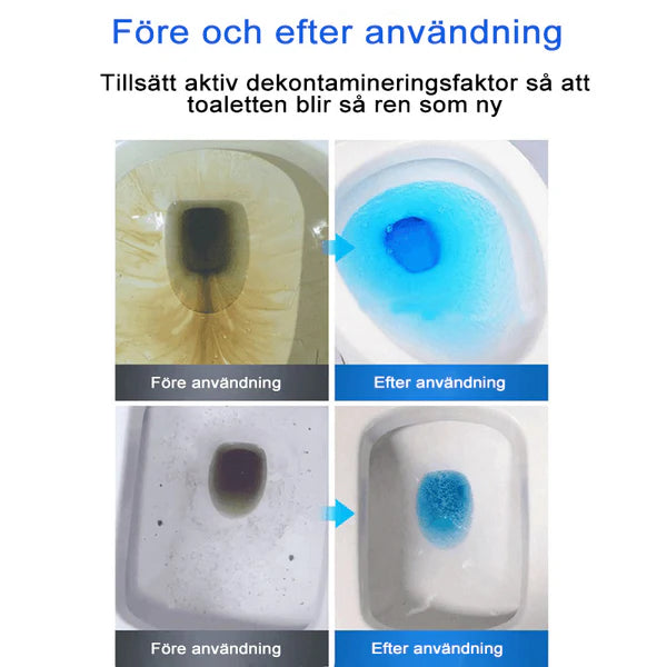 Kraftfullt rengöringspulver för handfat och avlopp