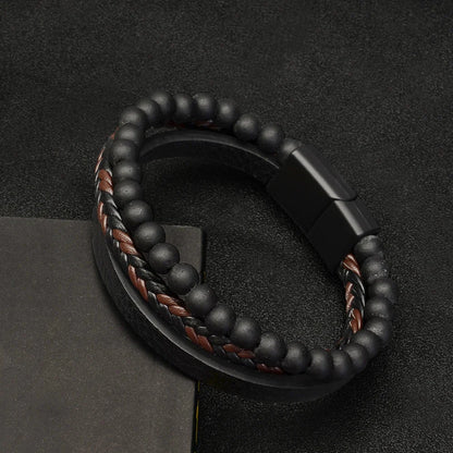 CalmBand: Lugnande Naturligt Sten Ångest Armband