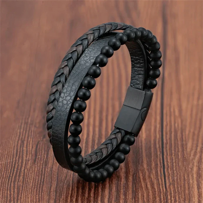 CalmBand: Lugnande Naturligt Sten Ångest Armband