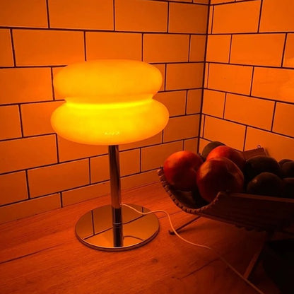 Macaron - Retro bordslampa i glas