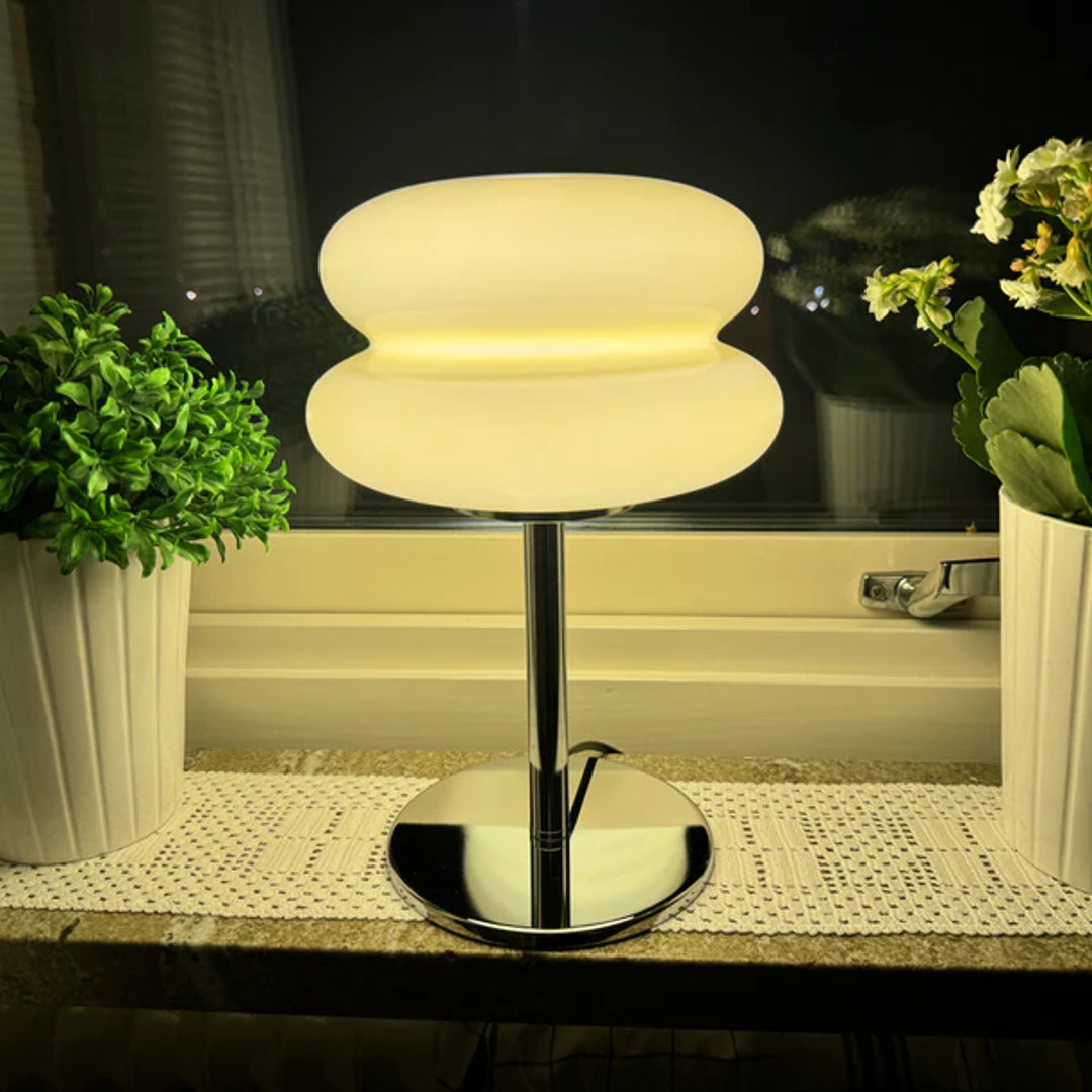 Macaron - Retro bordslampa i glas